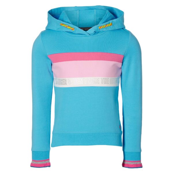 Quapi Meisjes hoodie - Filia - Aqua blauw