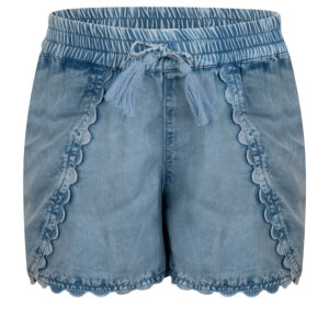 Indian Blue Jeans Meisjes short tencel - Medium Denim