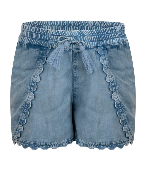 Indian Blue Jeans Meisjes short tencel - Medium Denim