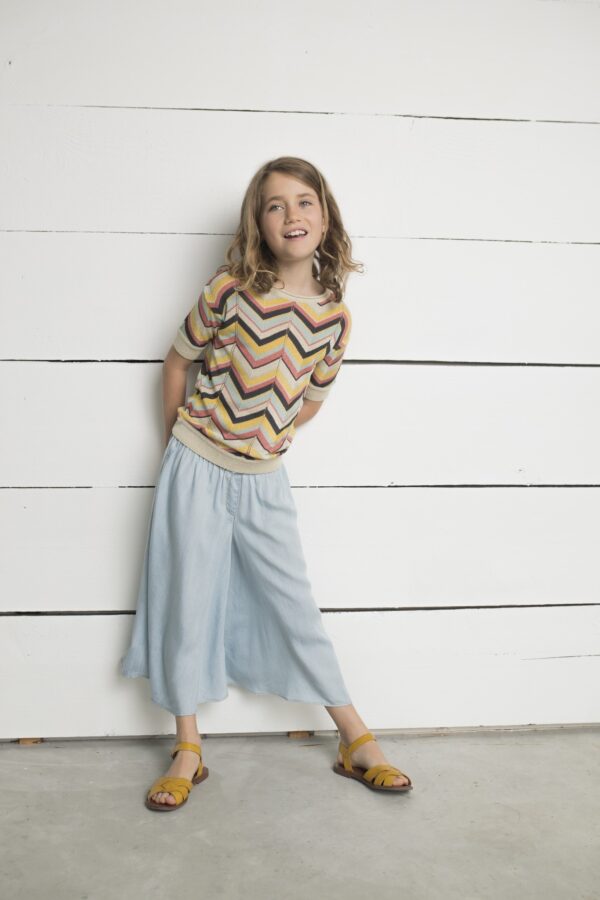Like Flo Meisjes top gebreid - Zigzag