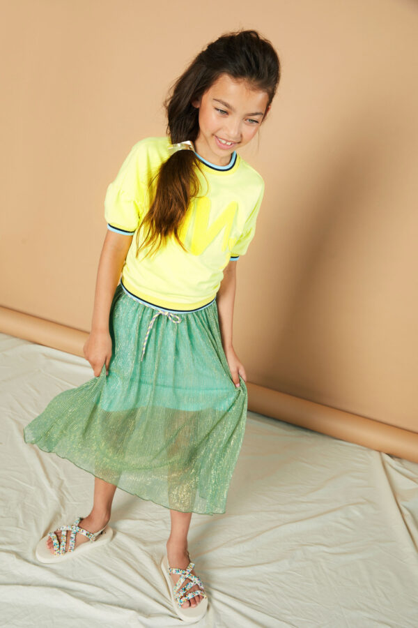 NoNo Meisjes sweater - Kessa - Lime Light