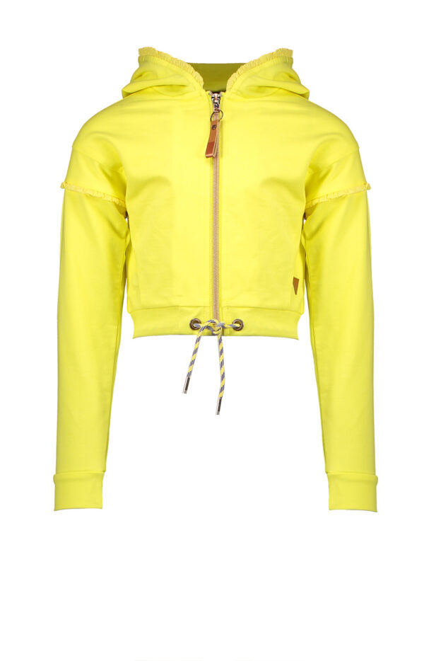 NoNo Meisjes vest kort - Dora - Lime Light