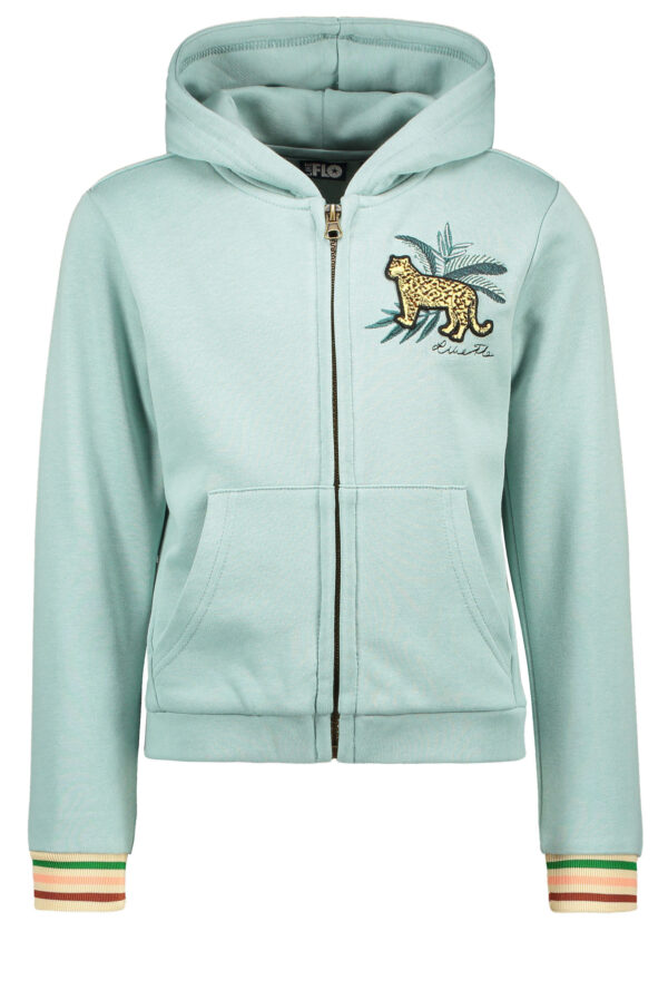 Like Flo Meisjes vest met capuchon - Mint
