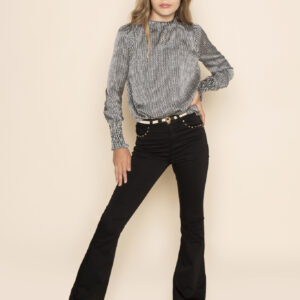 Frankie & Liberty Meisjes flair broek - Suzy - Zwart