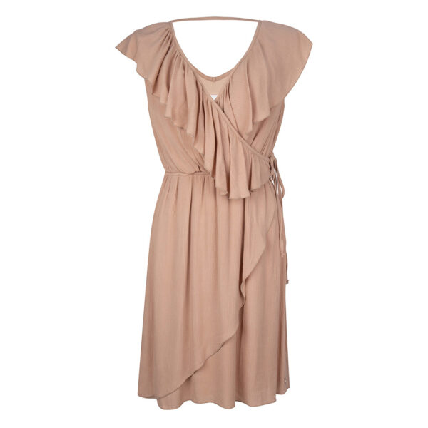 Jacky Luxury Meisjes Jurk wrap - Taupe