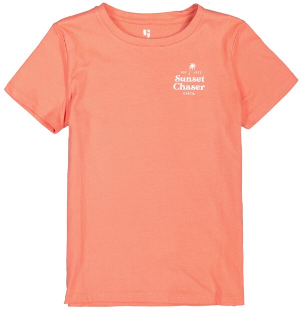 Garcia Meisjes t-shirt - Wash oranje