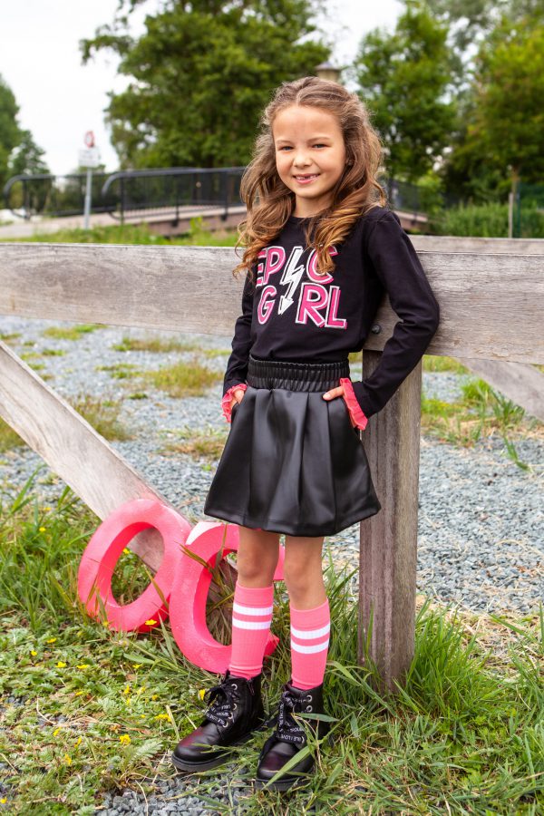 O'Chill Meisjes shirt - Vivienne - Zwart