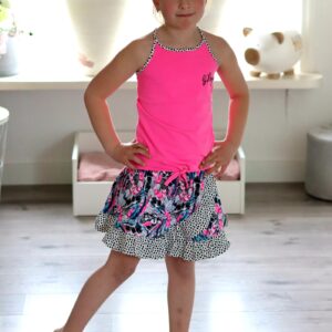 B.Nosy Meisjes rok met contrast ruffel - Fash veren