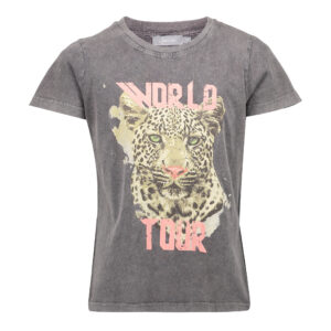 Geisha Meisjes t-shirt tijger - Antraciet