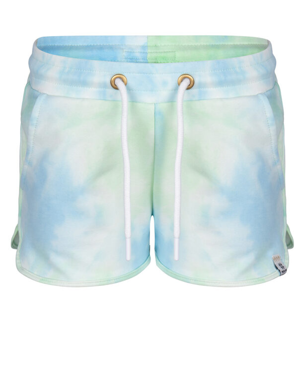 Indian Blue Jeans Meisjes short jogging tie dye - Mint groen