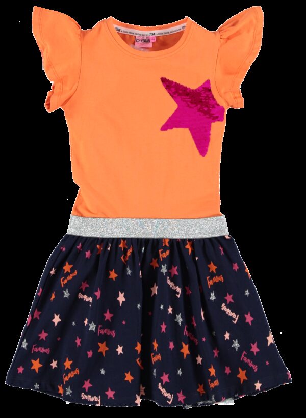 O'Chill Meisjes jurk - Abby - Oranje