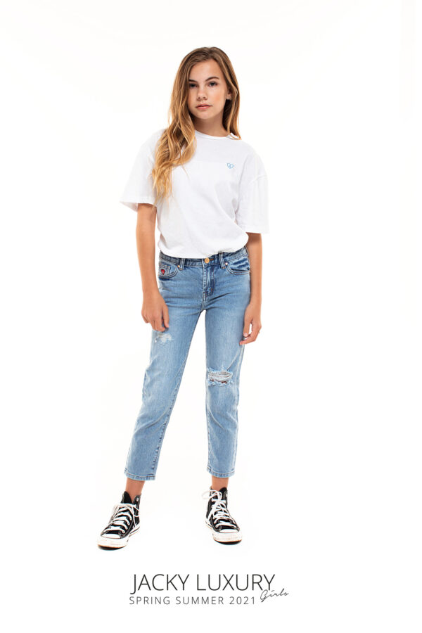 Jacky Luxury Meisjes T-shirt - Wit