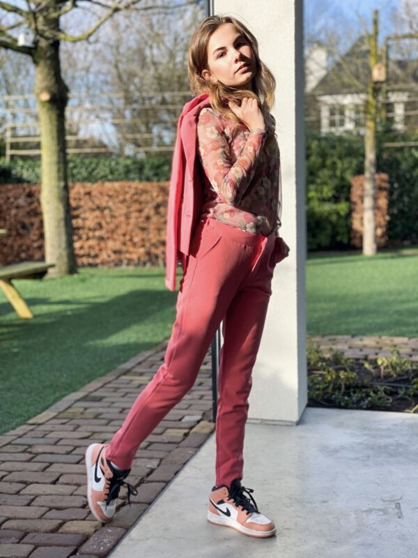 LEVV Meisjes broek - Mijntje - Roze