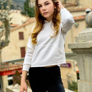 Geisha Meisjes hoodie - Gebroken wit