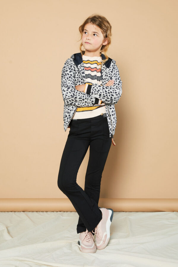 NoNo Meisjes flair broek - Sahara - Antraciet