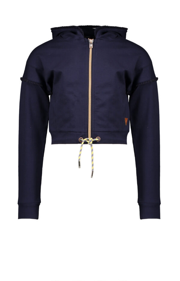 NoNo Meisjes vest kort - Dora - Navy Blazer