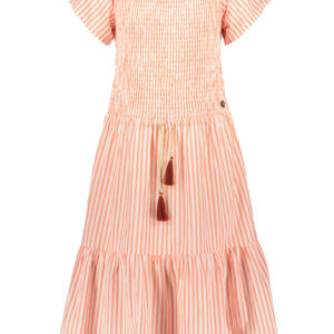 Like Flo Meisjes maxi-jurk - Neon gestreept
