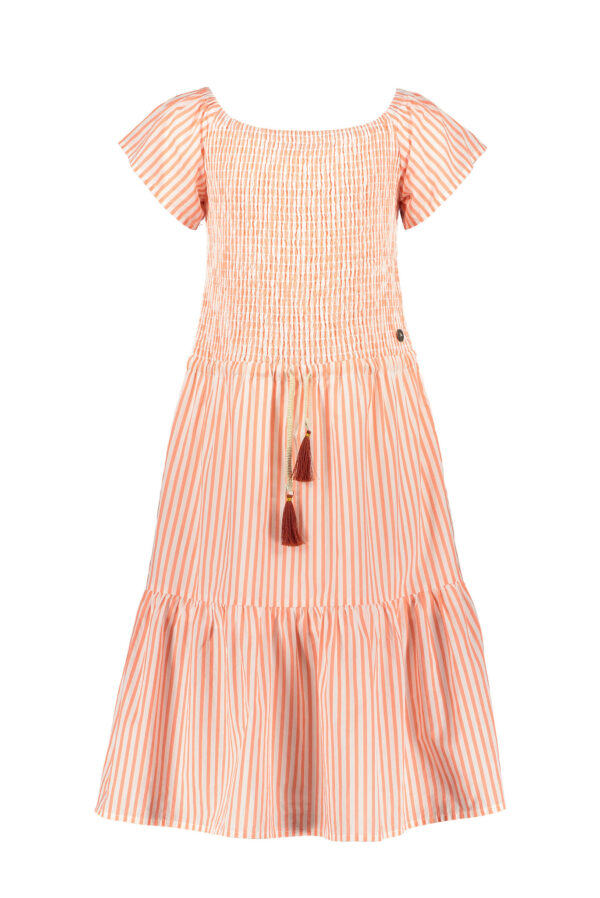 Like Flo Meisjes maxi-jurk - Neon gestreept