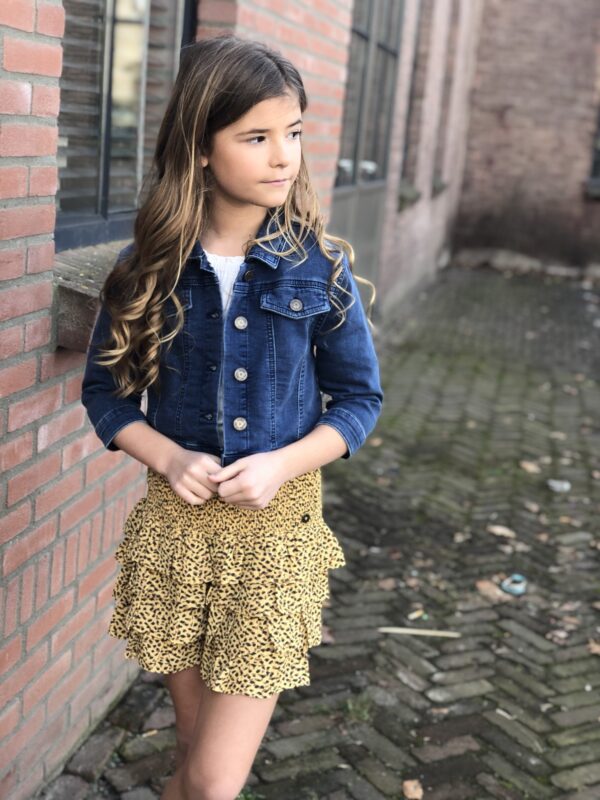 Like Flo Meisjes spijkerjas - Licht blauw
