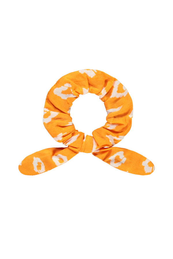 Like Flo Meisjes scrunchie AOP - Zonnebloem geel
