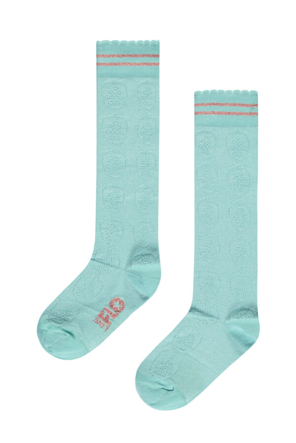 Like Flo Meisjes kniekousen ajour - Mint