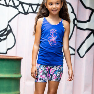 B.Nosy Meisjes tanktop - Kobalt blauw