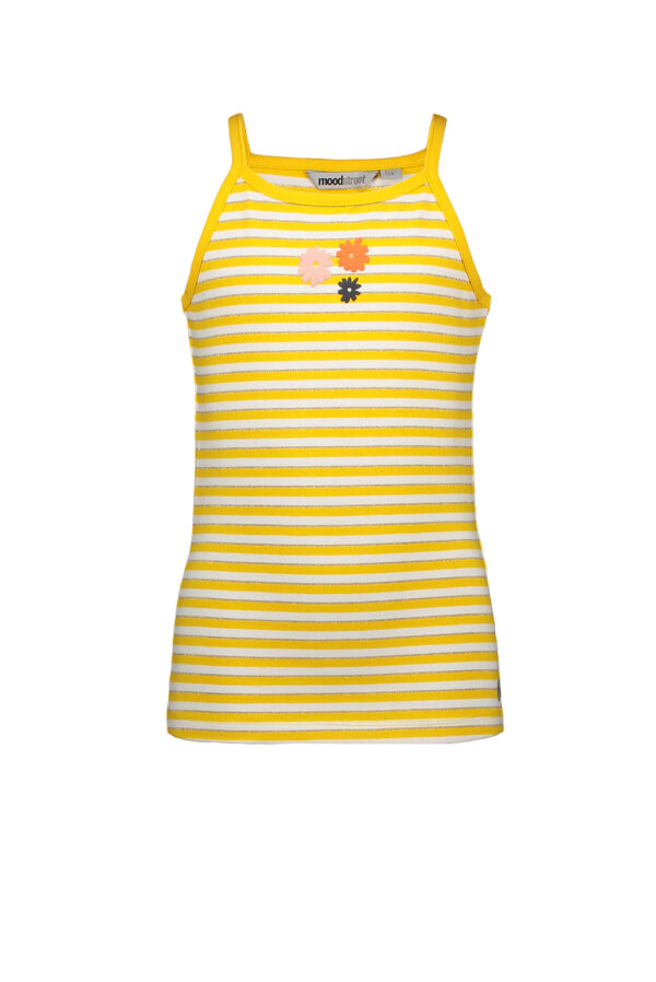 Moodstreet Meisjes tanktop AOP - Geel