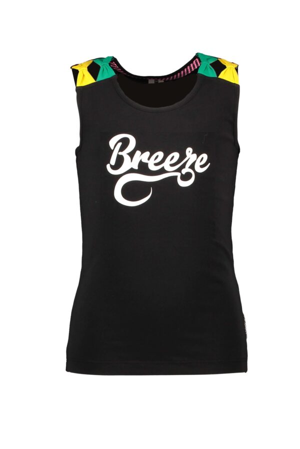 B.Nosy Meisjes t-shirt 'Breeze' - Zwart