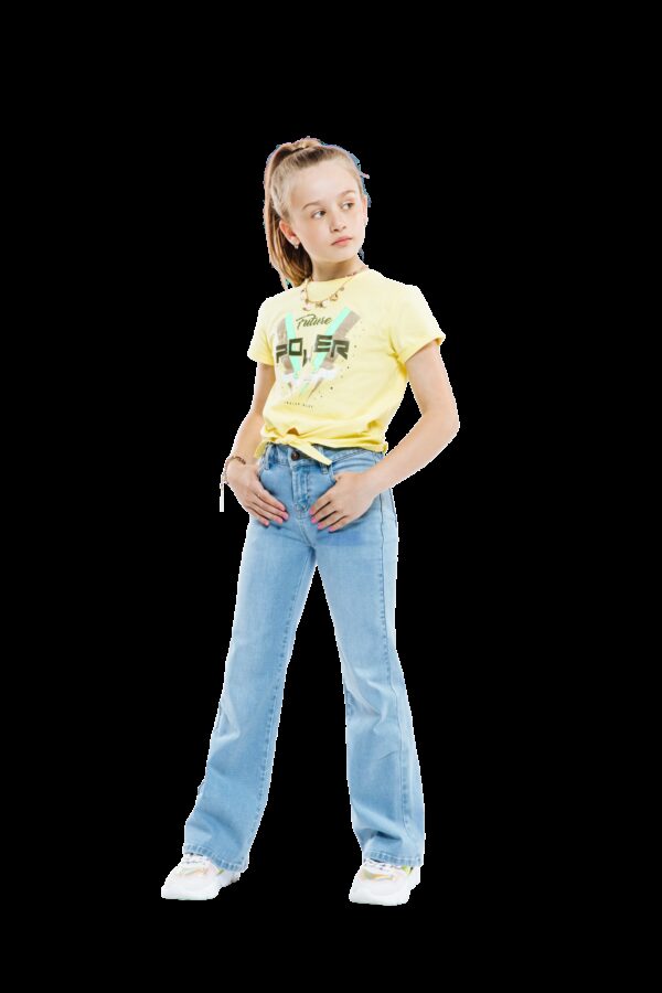 Indian Blue Jeans Meisjes t-shirt Power - Vanilla