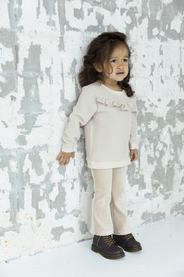 Daily7 Meisjes legging rib - Kit