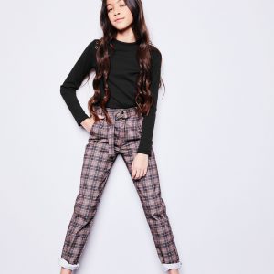 NoBell Meisjes shirt - KimoB - Zwart