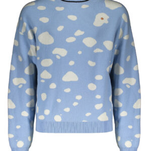 NoBell Meisjes trui gebreid - Kathy - Blauw Fog