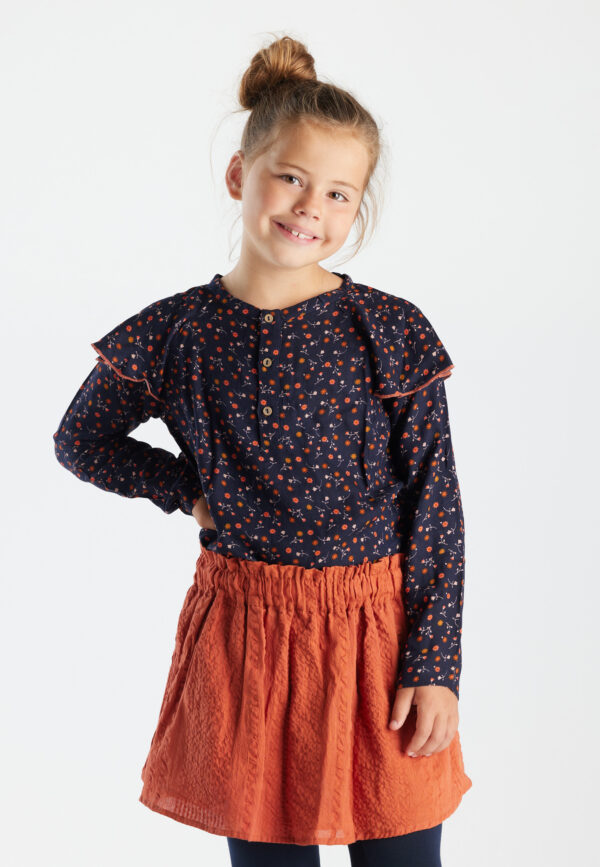 Chaos and Order Meisjes Blouse - Kata marine blauw