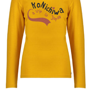 NoNo Meisjes shirt - Kus - Saffron