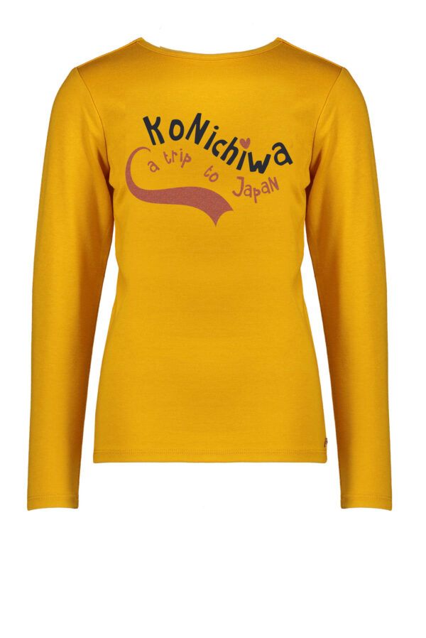 NoNo Meisjes shirt - Kus - Saffron