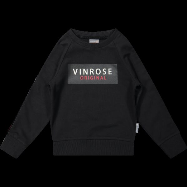 Vinrose Meisjes sweater - Zwart