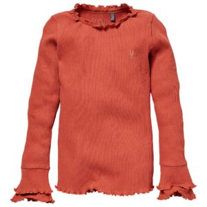 LEVV Meisjes longsleeve shirt - Rienke - Terra