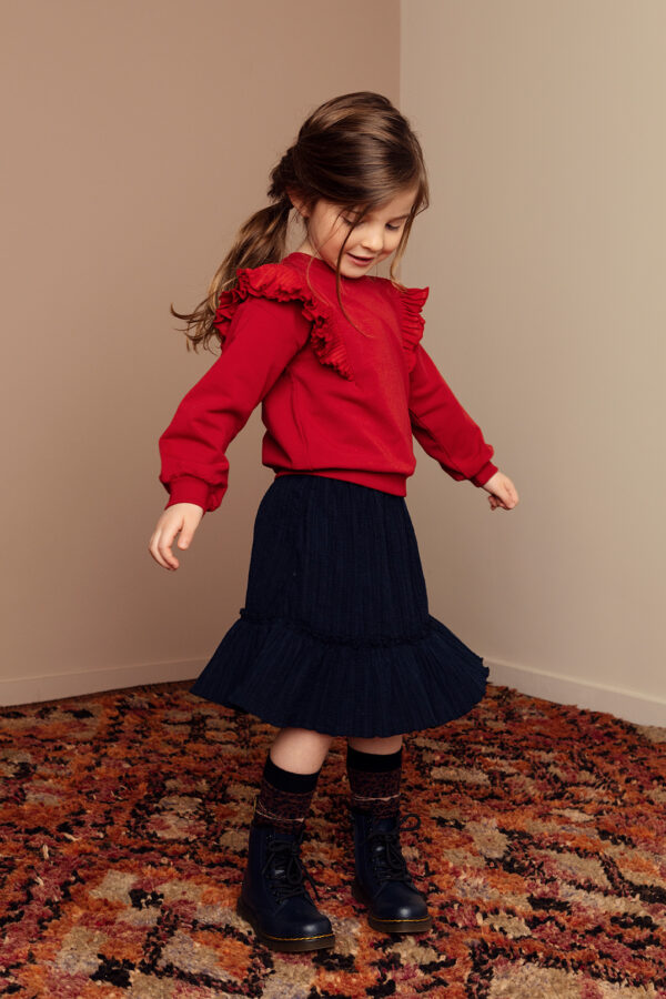 LOOXS Little Meisjes rok - Marine blauw
