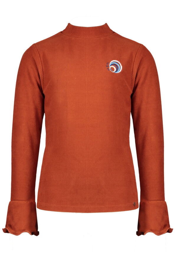 NoNo Meisjes shirt - Kyra - Rust