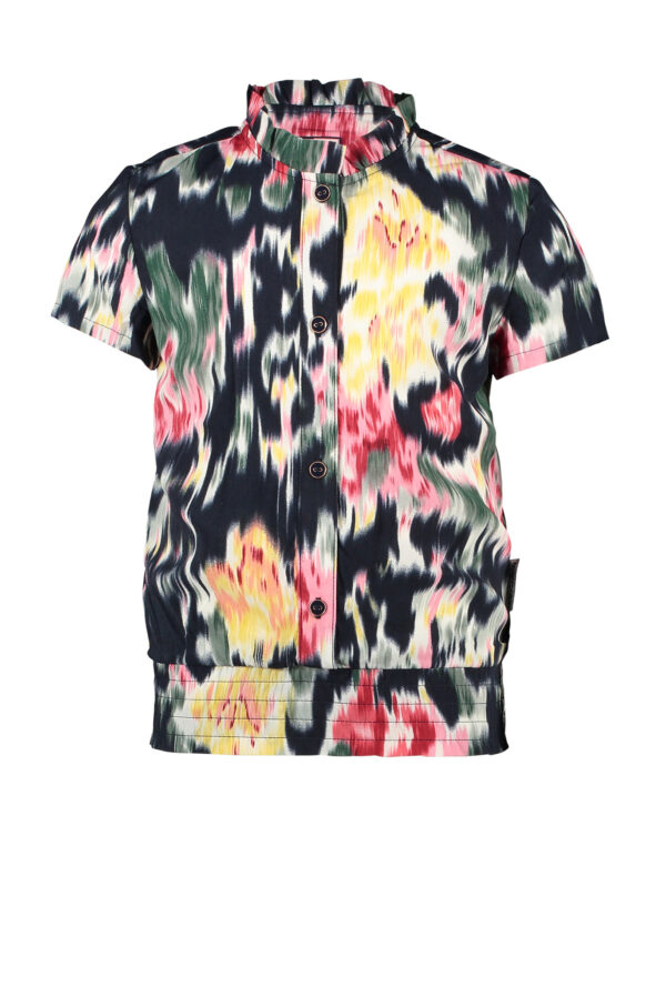 B.Nosy Meisjes blouse - Geweven - AOP Youth bloemen