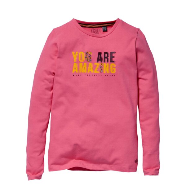 Quapi Meisjes shirt - Karly - Roze candy