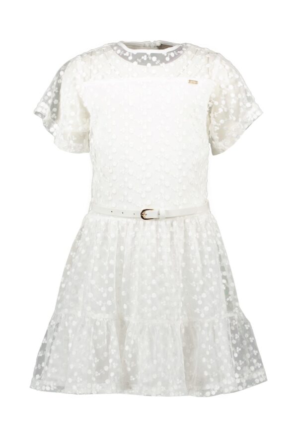Le Chic Meisjes jurk - STEPH - Off White