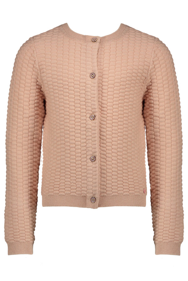 NoNo Meisjes vest gebreid - Aysa - Rosy Sand