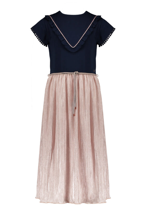 NoNo Meisjes maxi-jurk - Mikado - Rosy Sand
