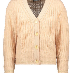 Like Flo Meisjes vest gebreid - Powder roze