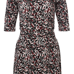 LOOXS 10sixteen Meisjes jurk plisse - Camo luipaard