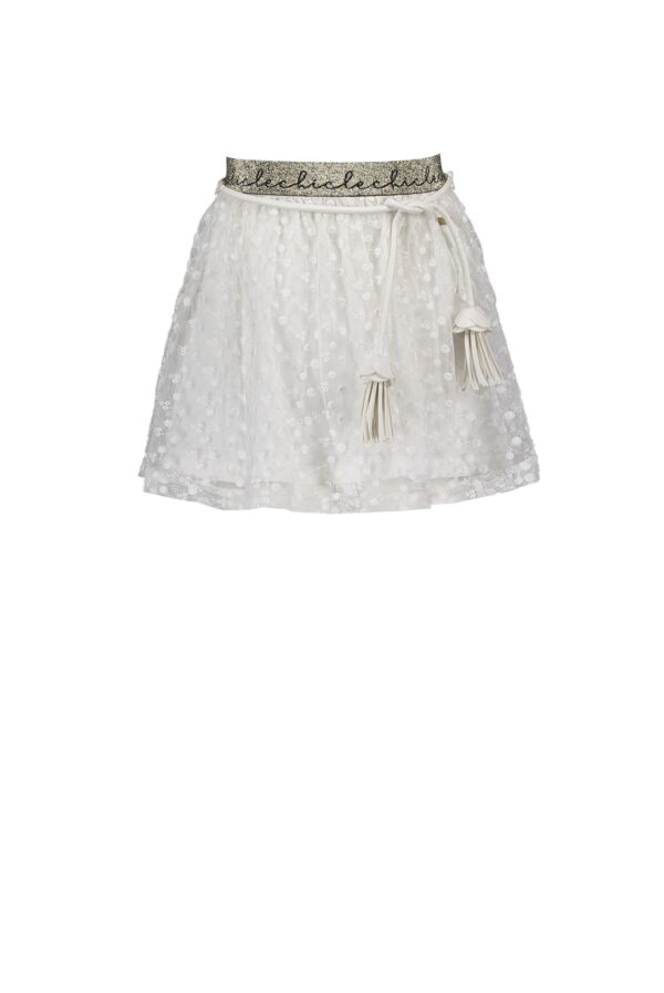 Le Chic Meisjes rok - TEDDIE - Off White