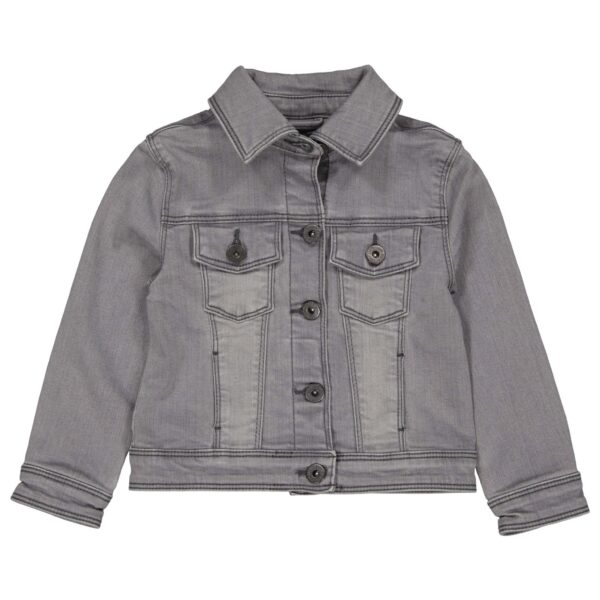 LEVV Little Meisjes spijkerjas - Vida - Grijs