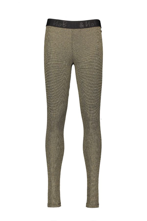NoBell Meisjes glitter legging - Sole - Zwart