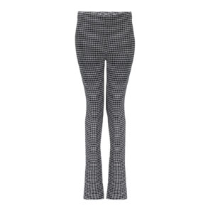 Geisha Meisjes flair broek geruit - Zwart / Grijs